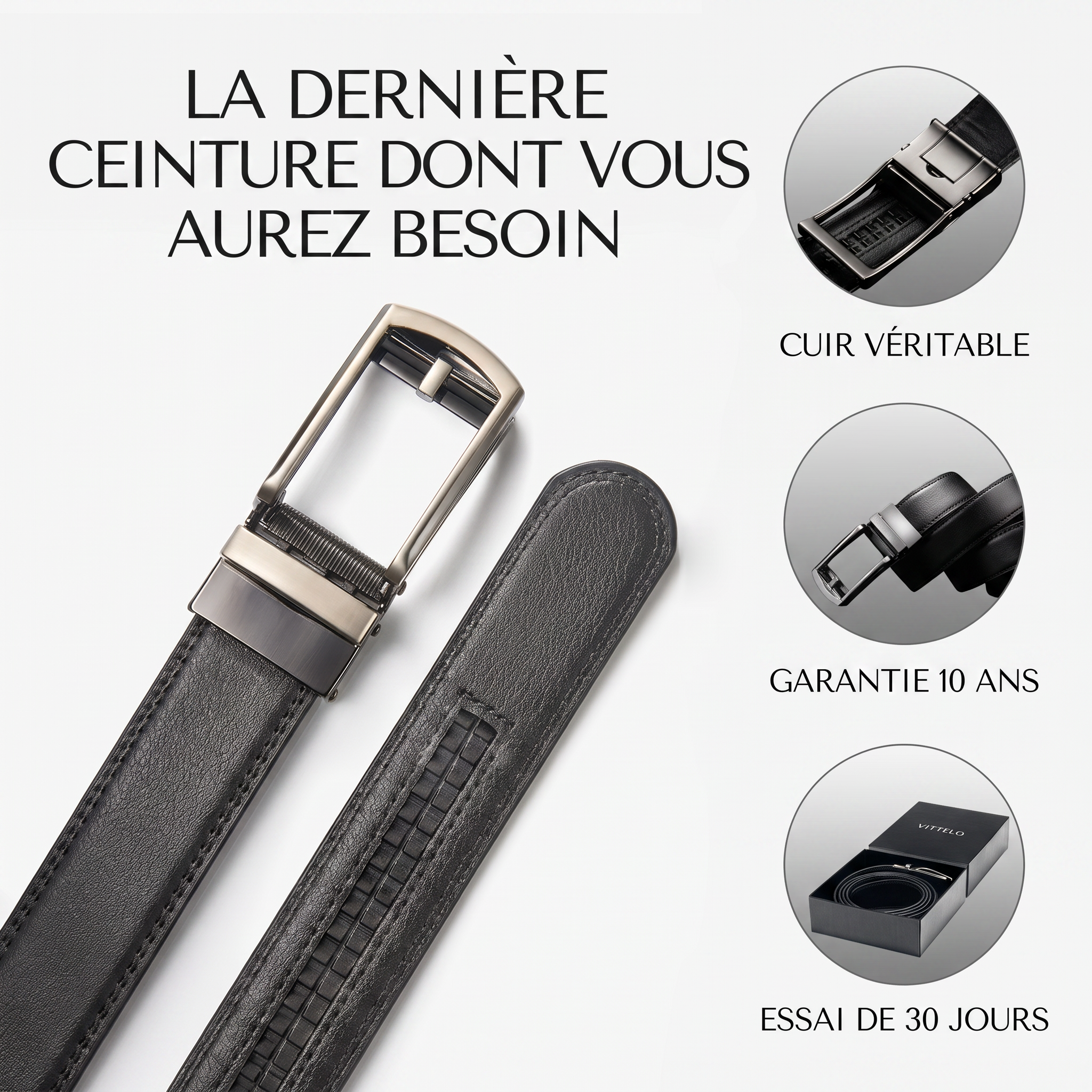 Nero - La dernière ceinture que vous achèterez.