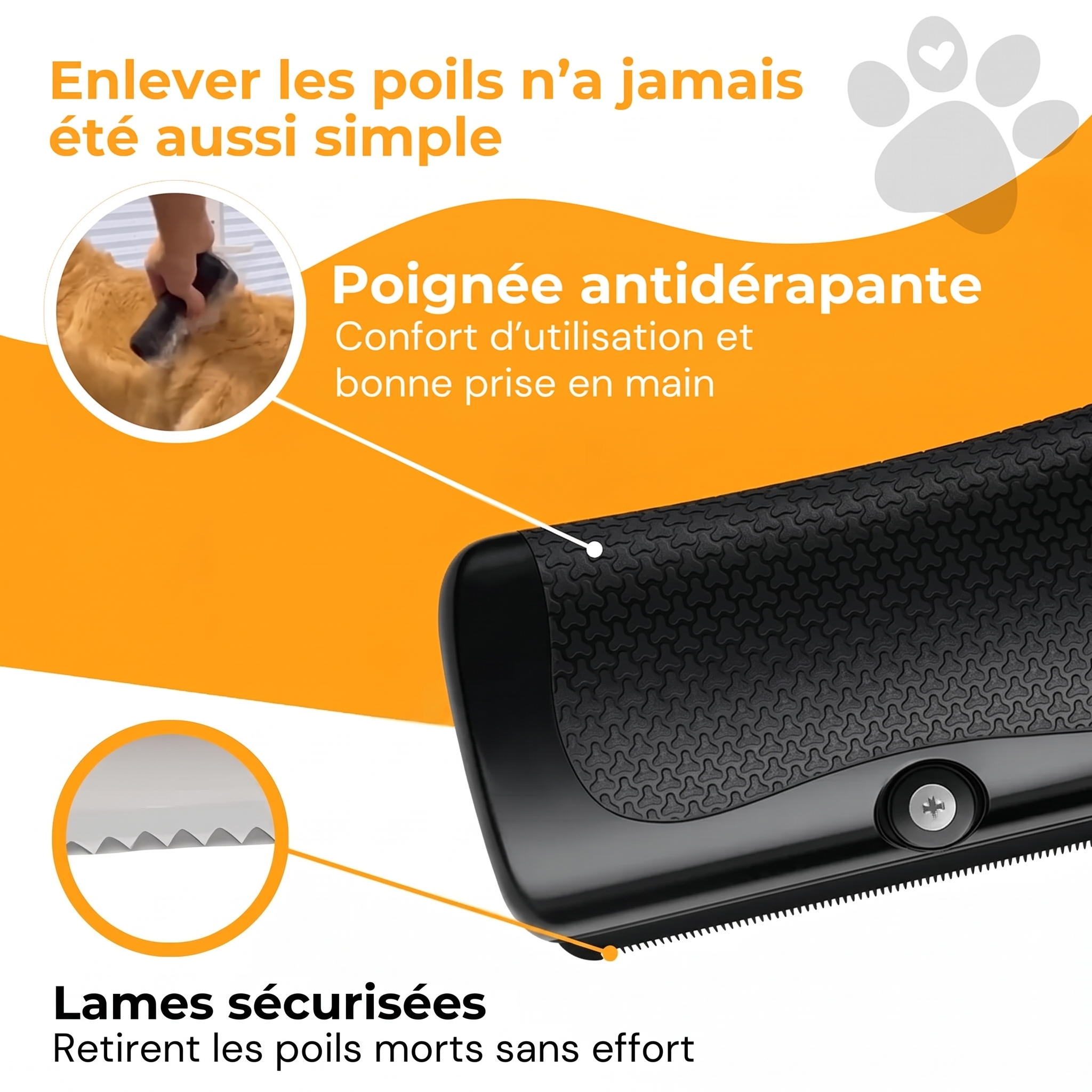 Sublim'Poil - Moins de poils dans la maison dès le premier brossage