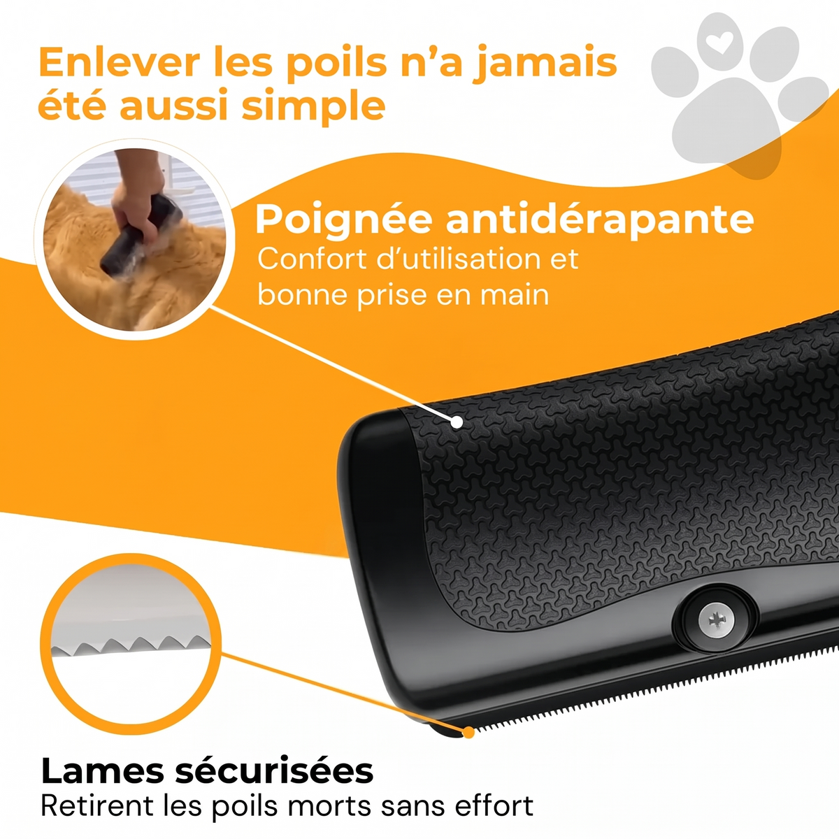 Sublim'Poil - Moins de poils dans la maison dès le premier brossage